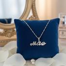 Colar feminino Corrente Folheado ouro Antialérgico com Pingente Palavra Mãe Escrito Acessórios Moda Cor:Prata Colar feminino Corrente Folheado ouro Antialérgico com Pingente Palavra Mãe Escrito Acessórios Moda Cor:Prata