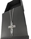 Colar feminino crucifixo 45 cm pingente cruz com caixinha CCVD98 Colar feminino crucifixo 45 cm pingente cruz com caixinha CCVD98