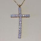 Colar feminino cruz