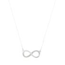 Colar Feminino De Prata 925 Veneziana Símbolo Do Infinito