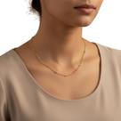 Colar Feminino Dourado Banhado Ouro 18K Detalhes de Esferas Colar Feminino Dourado Banhado Ouro 18K Detalhes de Esferas