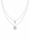 Colar feminino duplo Serena banhado em P 925 45 CM