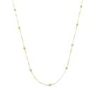 Colar Feminino Em Perola De Ouro 18k Cordão Veneziana 45cm