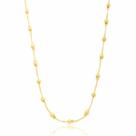 Colar Feminino Esferas Clássica Banhado a Ouro 18K Colar Feminino Esferas Clássica Banhado a Ouro 18K