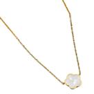Colar Feminino Flor De Trevo Com Madrepérola - Virginia Colar Feminino Flor De Trevo Com Madrepérola - Virginia