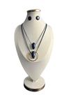 Colar feminino kit com brinco sofisticado elegante presente
