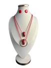 Colar feminino kit com brinco sofisticado elegante presente