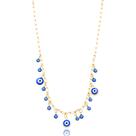 Colar Feminino Mini Olhos Gregos Banhado a Ouro 18k Colar Feminino Mini Olhos Gregos Banhado a Ouro 18k