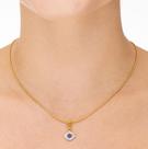 Colar Feminino Olho Grego Pequeno Banhado a Ouro 18K