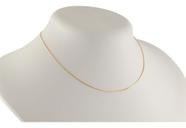 Colar Feminino Ouro 18k 750 Corrente Veneziana 0.8 40 Cm Amarelo