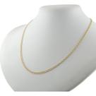 Colar Feminino Ouro 18k 750 Grumet 3.4 45 Cm Certificado Ama Amarelo