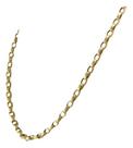 Colar Feminino Ouro 18k Elos Portugueses Alongados 3.5 45 Cm Colar Feminino Ouro 18k Elos Portugueses Alongados 3.5 45 Cm
