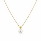 Colar Feminino Pérola Couti Banhado a Ouro18k Hipoalergênico