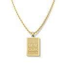 Colar Feminino Pombagira Sete Saias - Banhado em Ouro 18k Colar Feminino Pombagira Sete Saias - Banhado em Ouro 18k