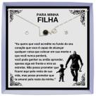 Colar Feminino Presente Aniversário Formatura Fim Ano Pai Viking Para Filha Pingente Love Projeção Eu Te Amo 100 Idiomas