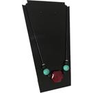 Colar Feminino Preto Vermelho Escuro VOCÊ PODE Bijuterias