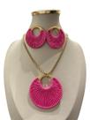 Colar Feminino Redondo Fio Encerado Com Brincos Elegantes Colar Feminino Redondo Fio Encerado Com Brincos Elegantes