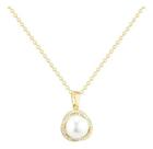 Colar Feminino Sunny Pingente Pérola Banhado A Ouro Gold 18k Colar Feminino Sunny Pingente Pérola Banhado A Ouro Gold 18k