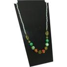 Colar Feminino Verde de Miçangas longo