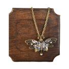 Colar Feminino Vintage Boho Com Pingente De Crânio De Traça Para Uso Diário Em Todas as Estações,