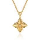 Colar Fettero Gold Dainty Four Leaf Clover banhado a 14K Colar Fettero Gold Dainty Four Leaf Clover banhado a 14K