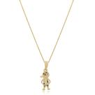 Colar Filho Menino com Pedras Zirconias Coloridas Banhado Ouro 18k
