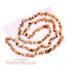 Colar Fio Cascalho Pedra da Lua Creme - Intuição