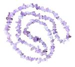 Colar Fio Cascalho Pedra Natural Ametista Lavanda Colar Fio Cascalho Pedra Natural Ametista Lavanda