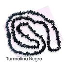 Colar Fio Cascalho Pedra Turmalina Negra - Proteção Colar Fio Cascalho Pedra Turmalina Negra - Proteção