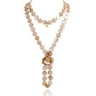 Colar Firstmeet Flat Round Coin Shell Beads para mulheres Colar Firstmeet Flat Round Coin Shell Beads para mulheres