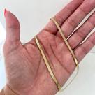 Colar Fita Laminada Dourado Elegância que Impõe Simonatto