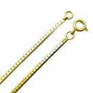 Colar Fita Serpentina Cobra 40cm Banho De Ouro 18k 3077