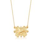 Colar Fivela Country com Cavalo Revestido em Ouro