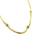 Colar Folheado A Ouro 18K Bolinhas - Suggestione