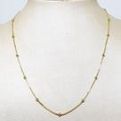 Colar folheado a ouro 18k bolinhas