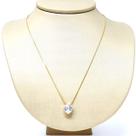 Colar Folheado A Ouro 18k Zircônia Em Coração - Suggestione!