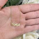 Colar Força Folheado a Ouro 18K