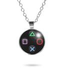 Colar Gamer Botões do Joystick ou Controle de Vídeo Game Unissex