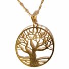 Colar Gargantilha Árvore da Vida - Dourado