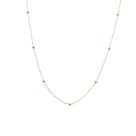 Colar Gargantilha Corrente Bolinha Prata 925