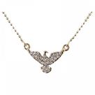 Colar Gargantilha Espírito Santo com Strass 1,7cm - Dourado