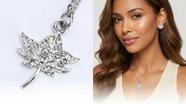 Colar Gargantilha Sweet Pingente Strass Escolha Modelo formato:folha