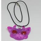 Colar gatinho-rosa