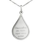 Colar Gota Coleção Personalizável em Prata 925 Colar Gota Coleção Personalizável em Prata 925