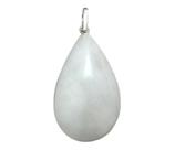 Colar Gota Pedra Quartzo Leitoso Castoação Prata 950 Colar Gota Pedra Quartzo Leitoso Castoação Prata 950