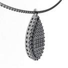 Colar Gota Prata Com Zirconia Colar Gota Prata Com Zirconia