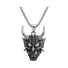 Colar Gótico Masculino com Pingente de Caveira em Aço Inoxidável - Estilo Punk