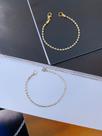 Colar gravata colares e pulseiras com strass folheado a ouro e prata