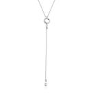Colar Gravatinha Bola 8mm Ponto de Luz Prata 925 Colar Gravatinha Bola 8mm Ponto de Luz Prata 925