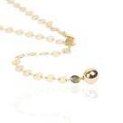 Colar gravatinha placa lisa grande banhado a ouro 18k